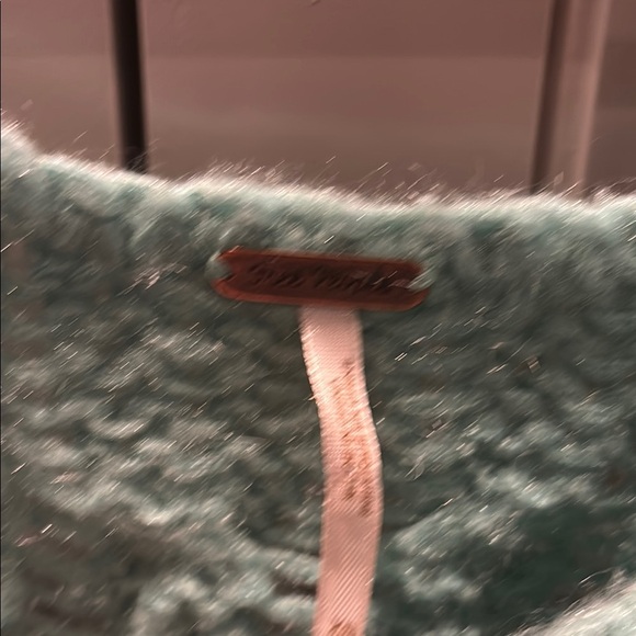 Mint Green Cable Knit Sweater - Picture 3 of 6